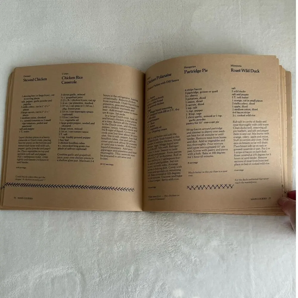 Minnesota Heritage Cookbook Hand‑Me‑Down Recipes 1979 American Cancer‎ Society